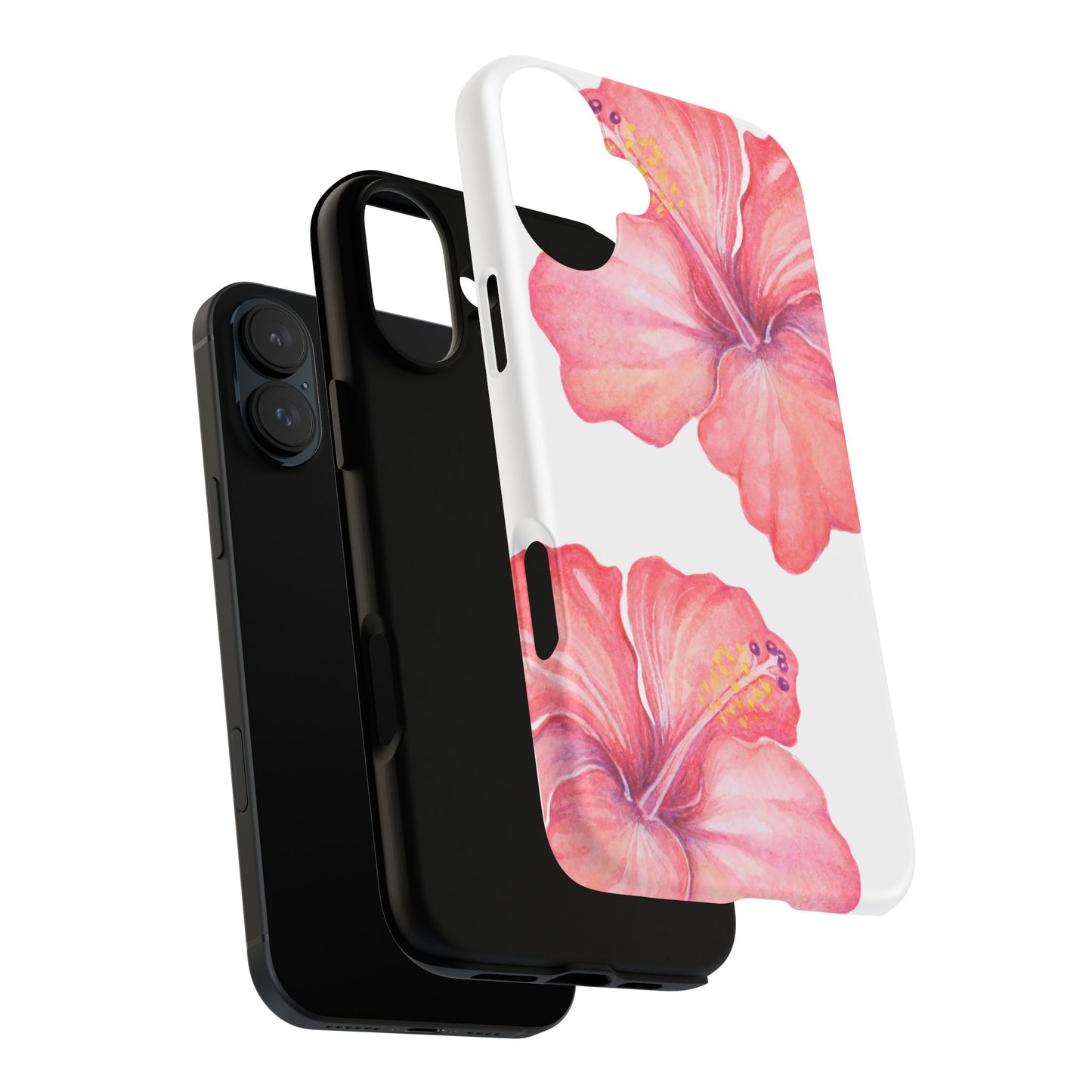 iPHONE Hibiscus Tough Case l Summer Vibe Mobile Case