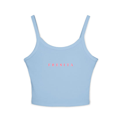 "Fresita" Women's Spaghetti Strap Tank Top l Cute Summer Top, Casual Wear