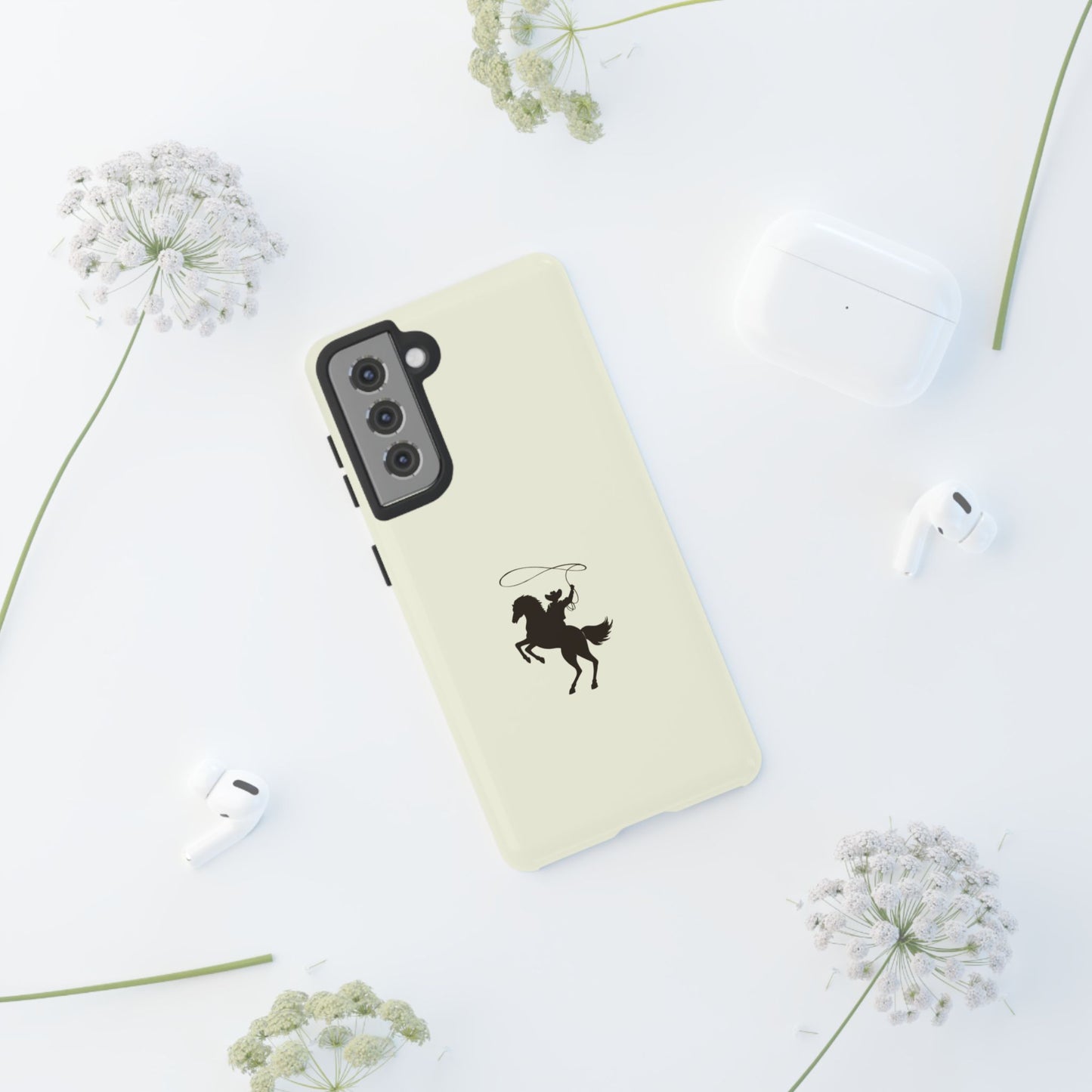 SAMSUNG Western Horse Rider Phone Case l Durable Phone Cover, Cowboy Style, Tough Case