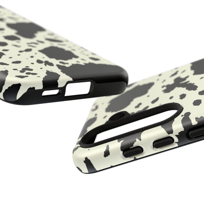 SAMSUNG Cow Print Tough Phone Cases l Durable Protection