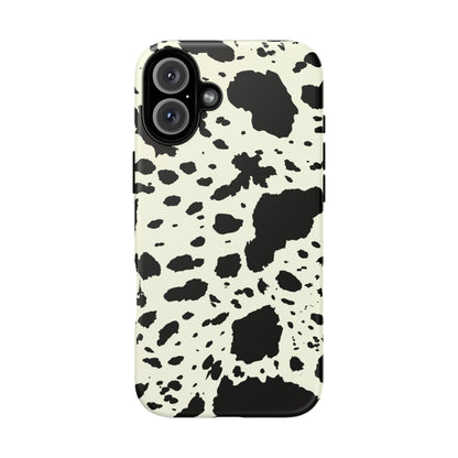 iPHONE Cow Print Tough Phone Cases l Durable Protection