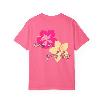 T-Shirt with Floral Print l Cheery Apparel for Summer, Casual Style