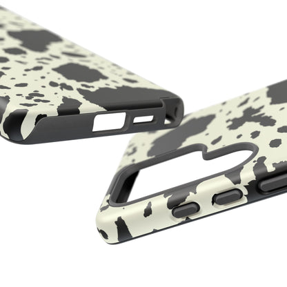 SAMSUNG Cow Print Tough Phone Cases l Durable Protection