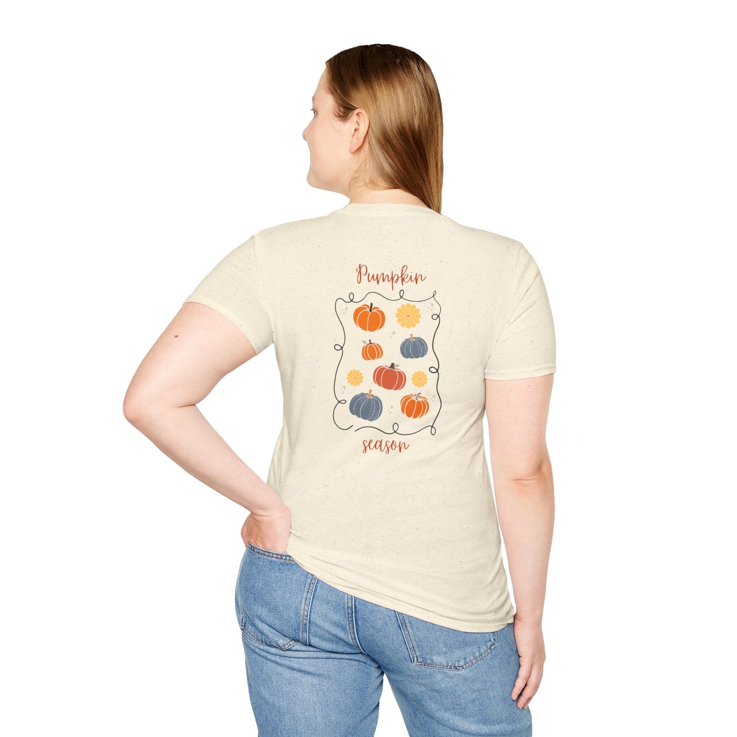 Pumpkin Season T-Shirt | Fall Apparel, Halloween Outfit, Autumn Wear, Gift for Her, Cozy Casual Style
