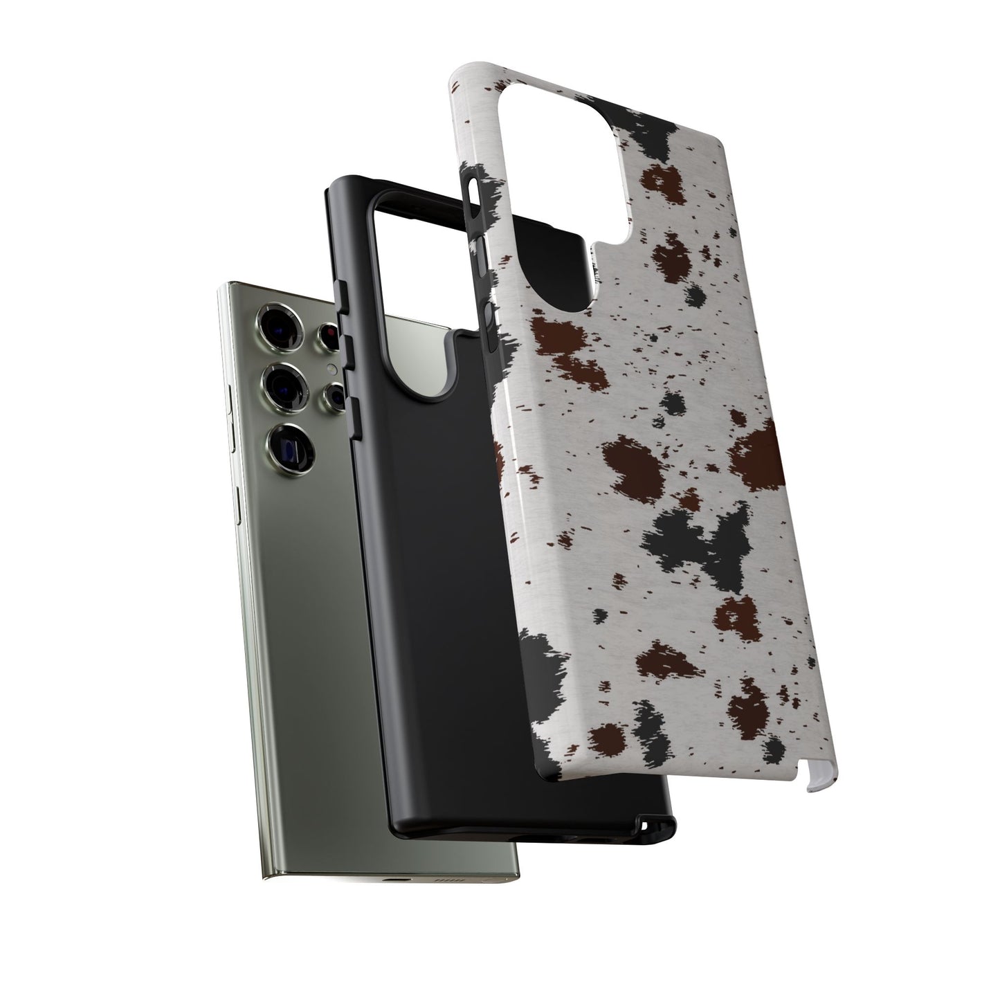 SAMSUNG Cow Print Tough Phone Case l GIFT FOR HIM AND HER
