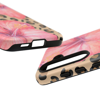 Leopard and Hibiscus SAMSUNG Tough Cases l Perfect for the Summer
