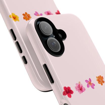 iPHONE Flower-Patterned Phone Case l Tough Cases for Women