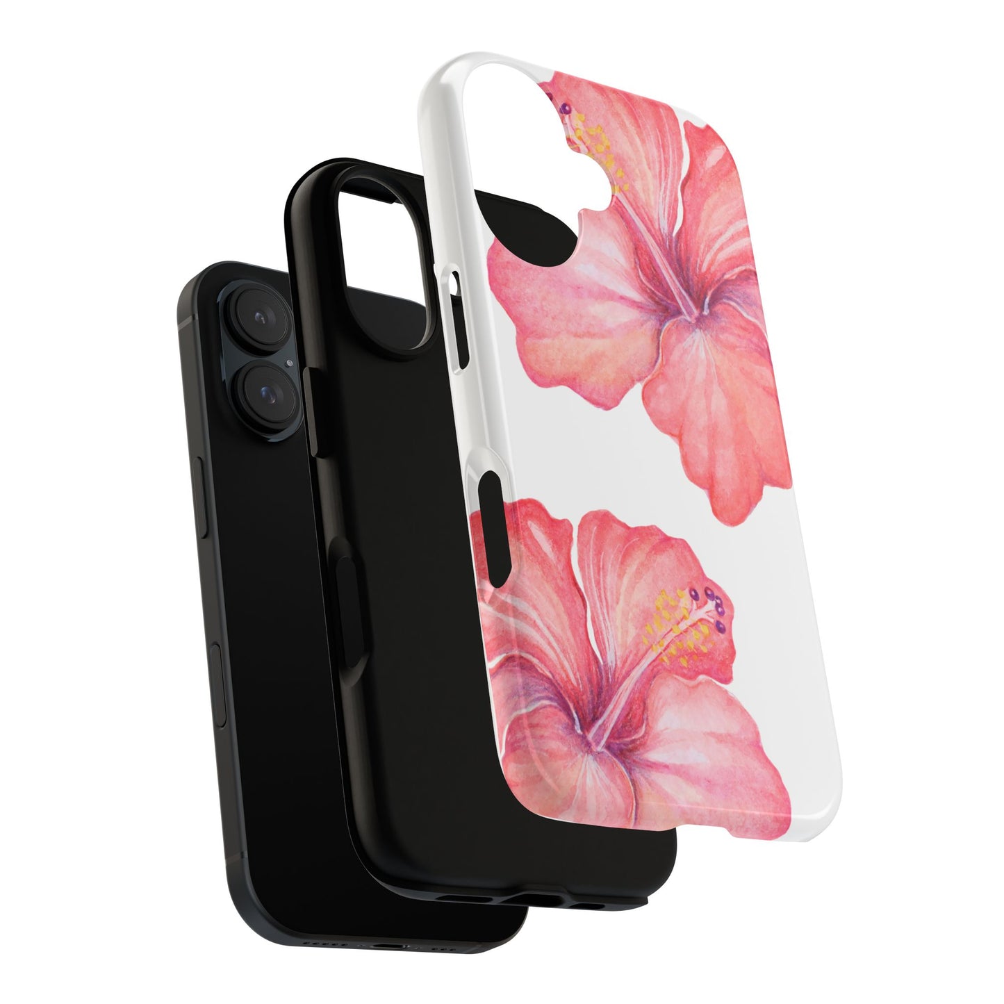 iPHONE Hibiscus Tough Case l Summer Vibe Mobile Case