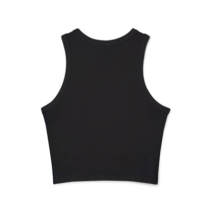 "A Little Bit Dramatic" - Cute Women's Micro Rib Racer Tank Top