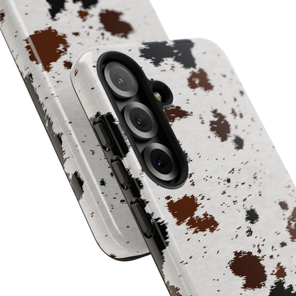 SAMSUNG Cow Print Tough Phone Case l GIFT FOR HIM AND HER