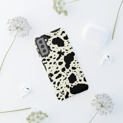 SAMSUNG Cow Print Tough Phone Cases l Durable Protection